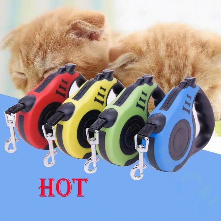 Automatic Retractable Dog Leash Pet Collar