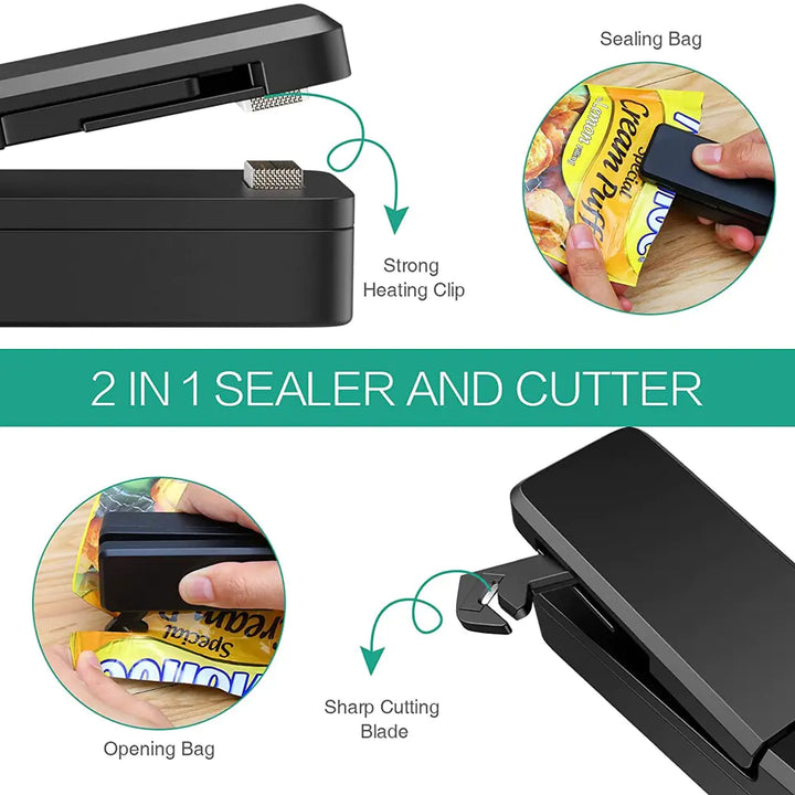 Portable Bag Vacuum Heat Sealer